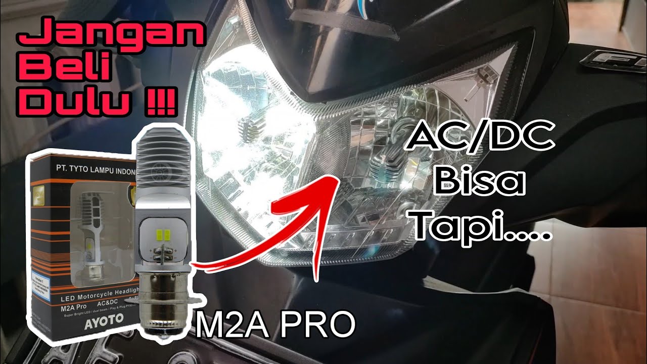 Cara Ganti Lampu Motor ke LED | Lebih Terang