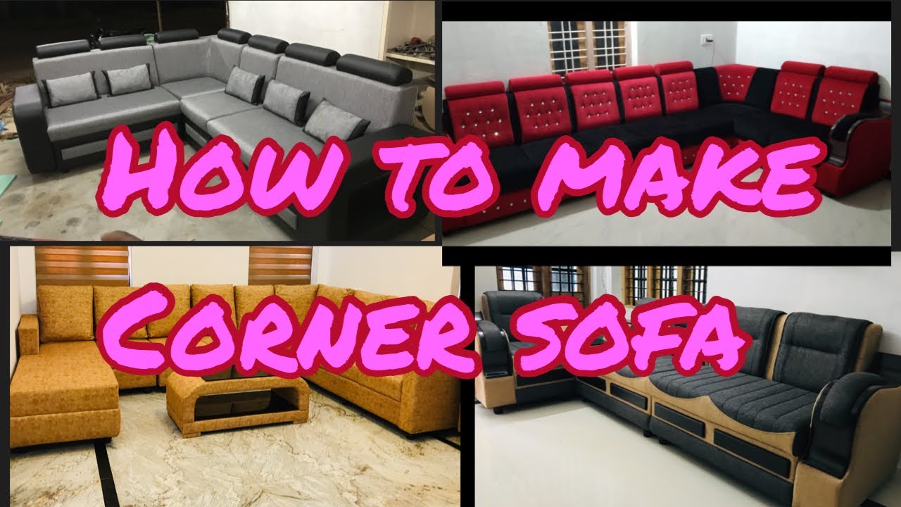 How to apholster a corner sofa