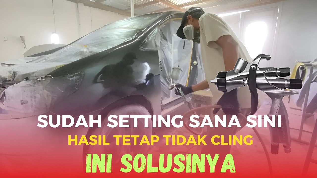 Bagaimana Cara Setting Spray Gun Biar Hasilnya Gak Pake Polesh Lagi?
