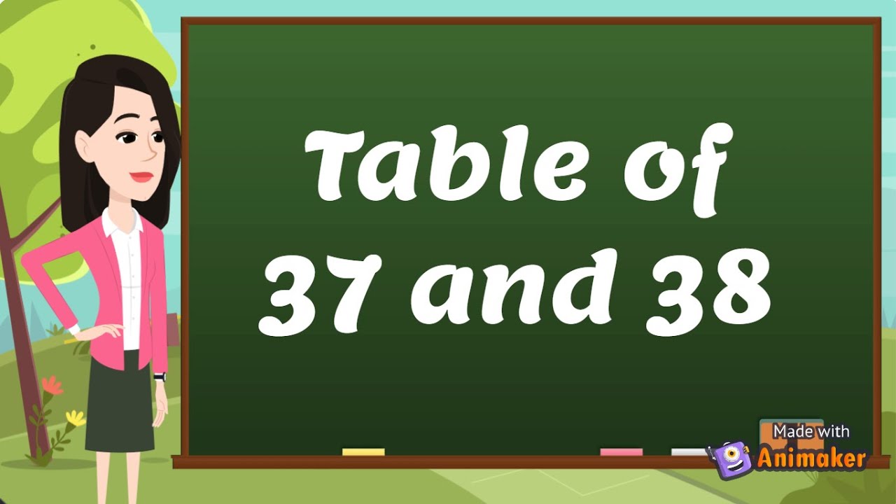 | Learn Multiplication Tables | Table of 37 & 38 | Easy Math with Niketa