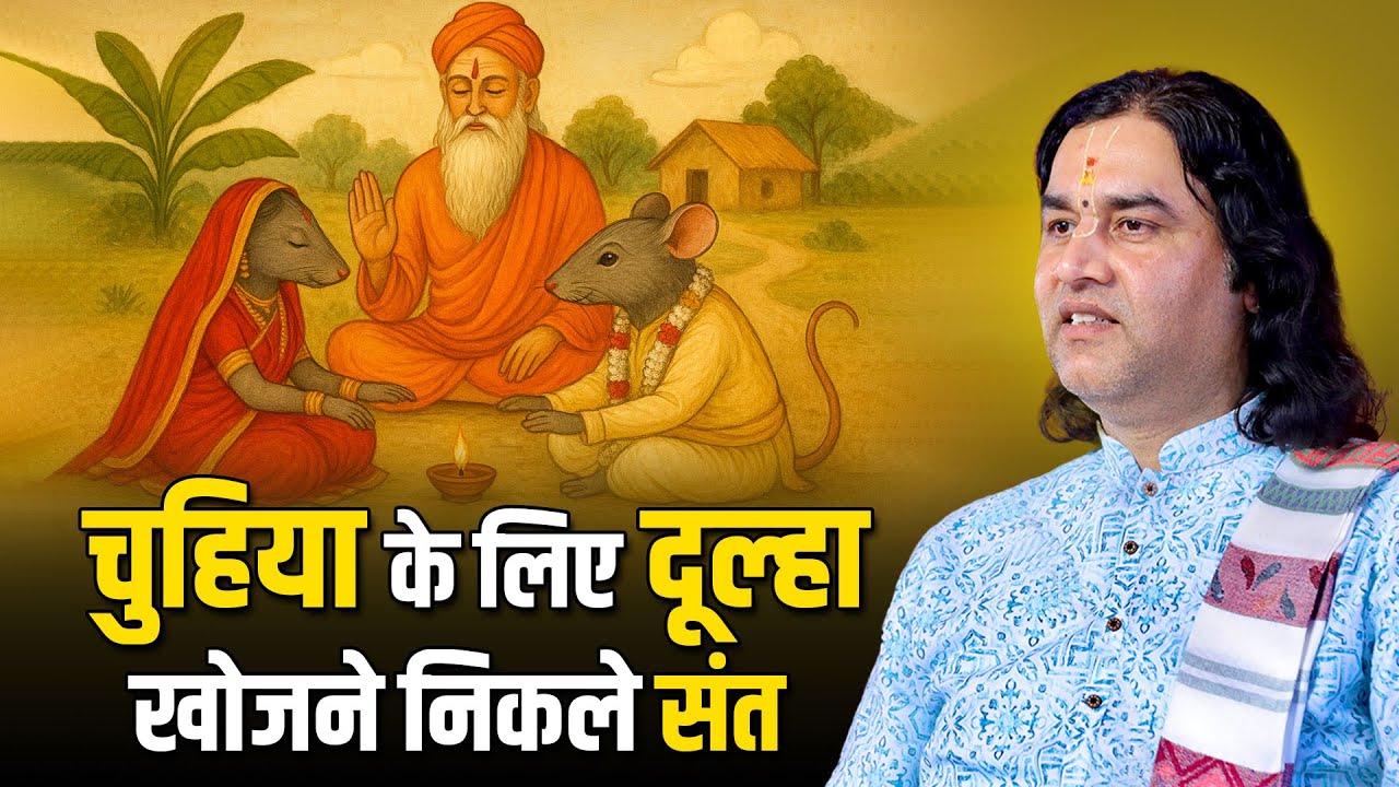 जब चुहिया के लिए दूल्हा खोजने निकले संत !   Shri Devkinandan Thakur Ji