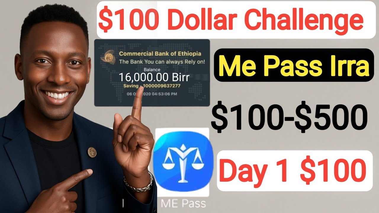 DAY 1: $100 Challenge Akkata Me Pass Account Banatani Fi Verify Godhatan Seera Haraawan