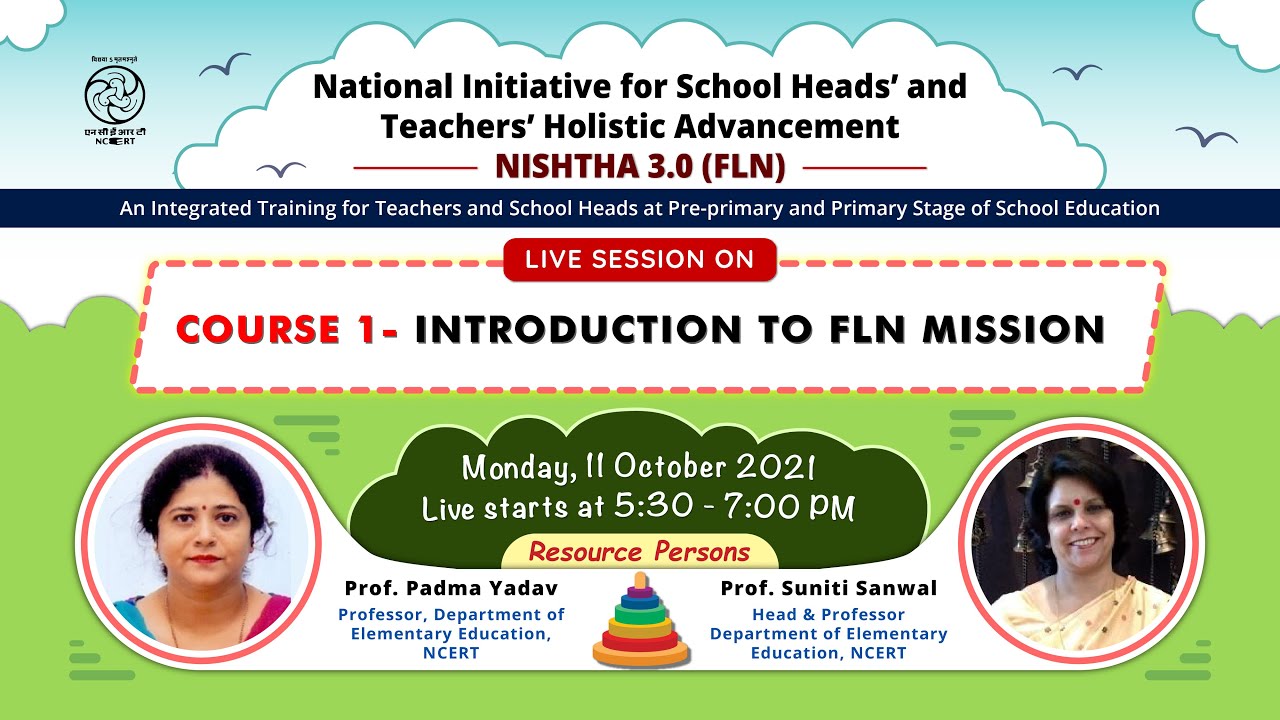 NISHTHA 3.0 (FLN) :  COURSE 1 - INTRODUCTION TO FLN MISSION