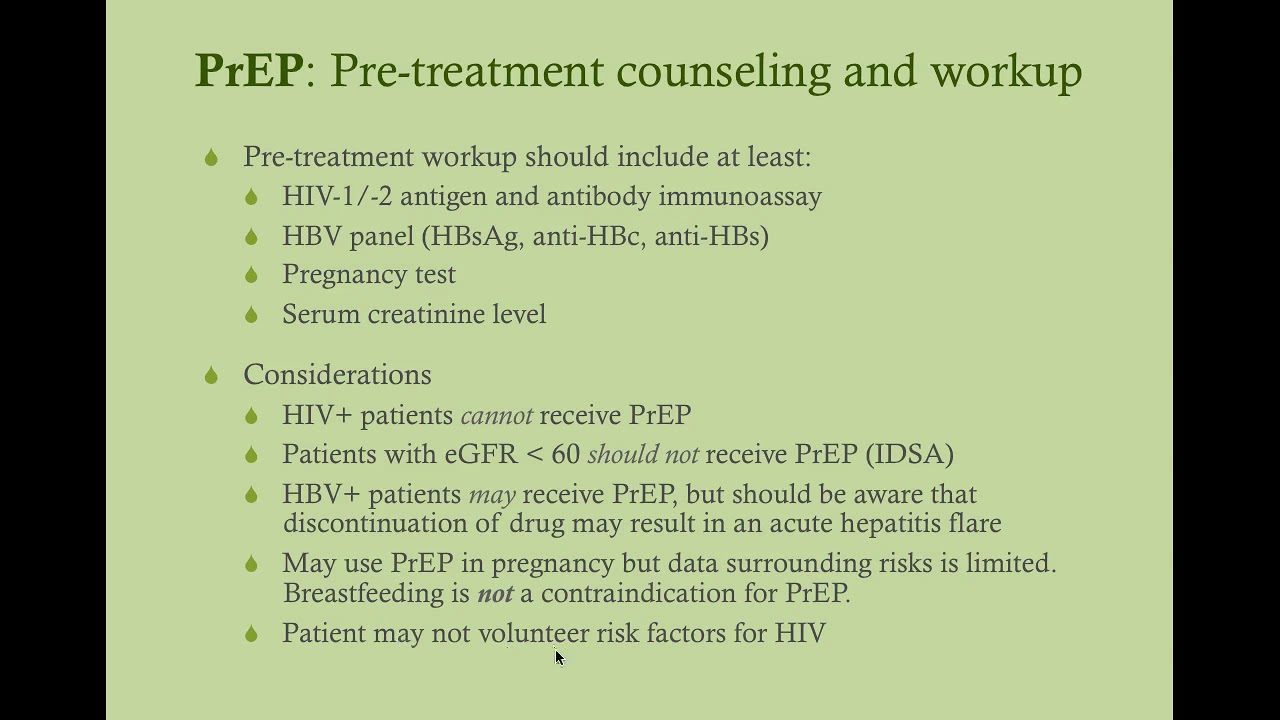 HIV Pre-Exposure Prophylaxis (PrEP) - CRASH! Medical Review Series
