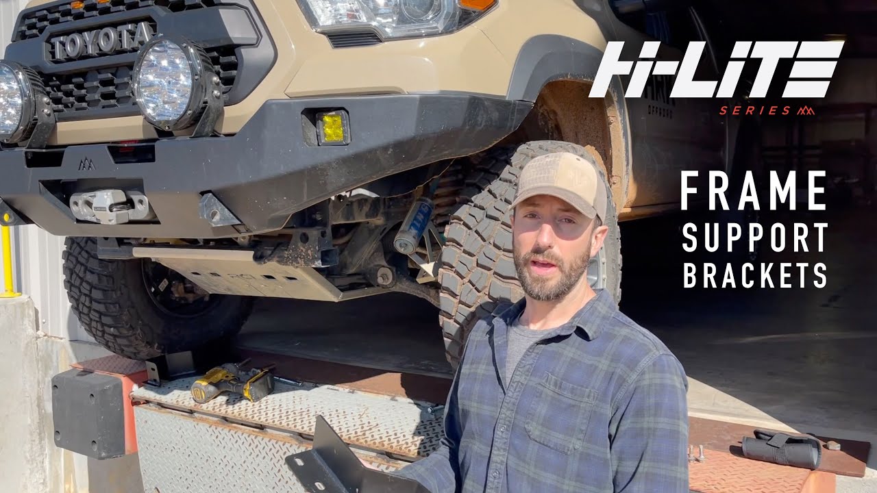 [2016+] Toyota Tacoma – Frame Support Brackets Install