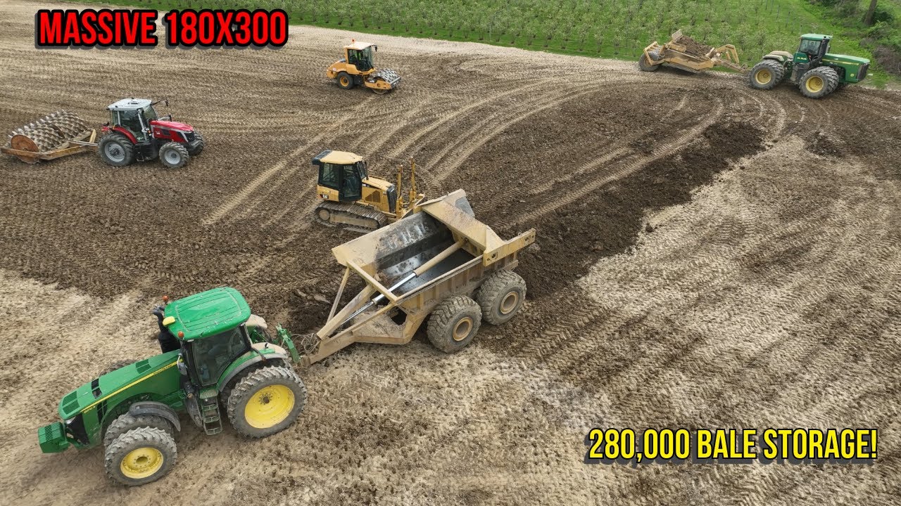 Building the world's BIGGEST hay barn?