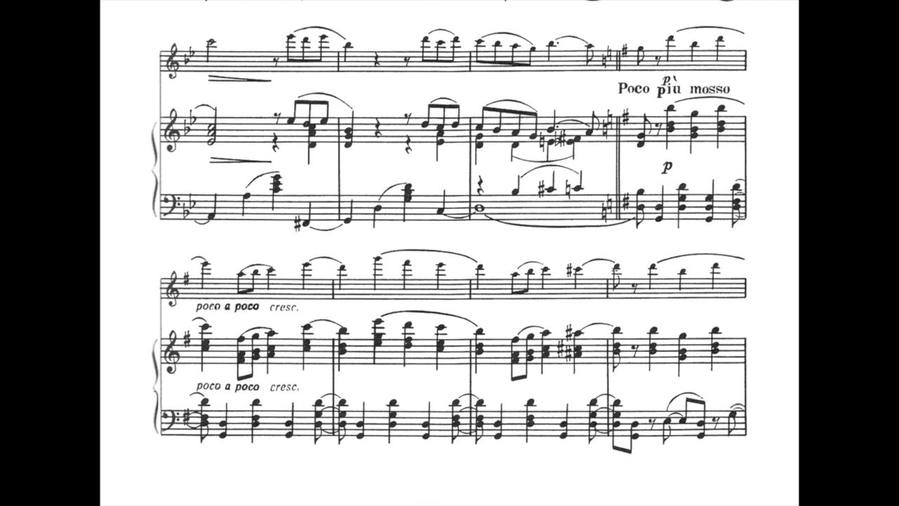 Tchaikovsky - Barcarolle (piano accompaniment)