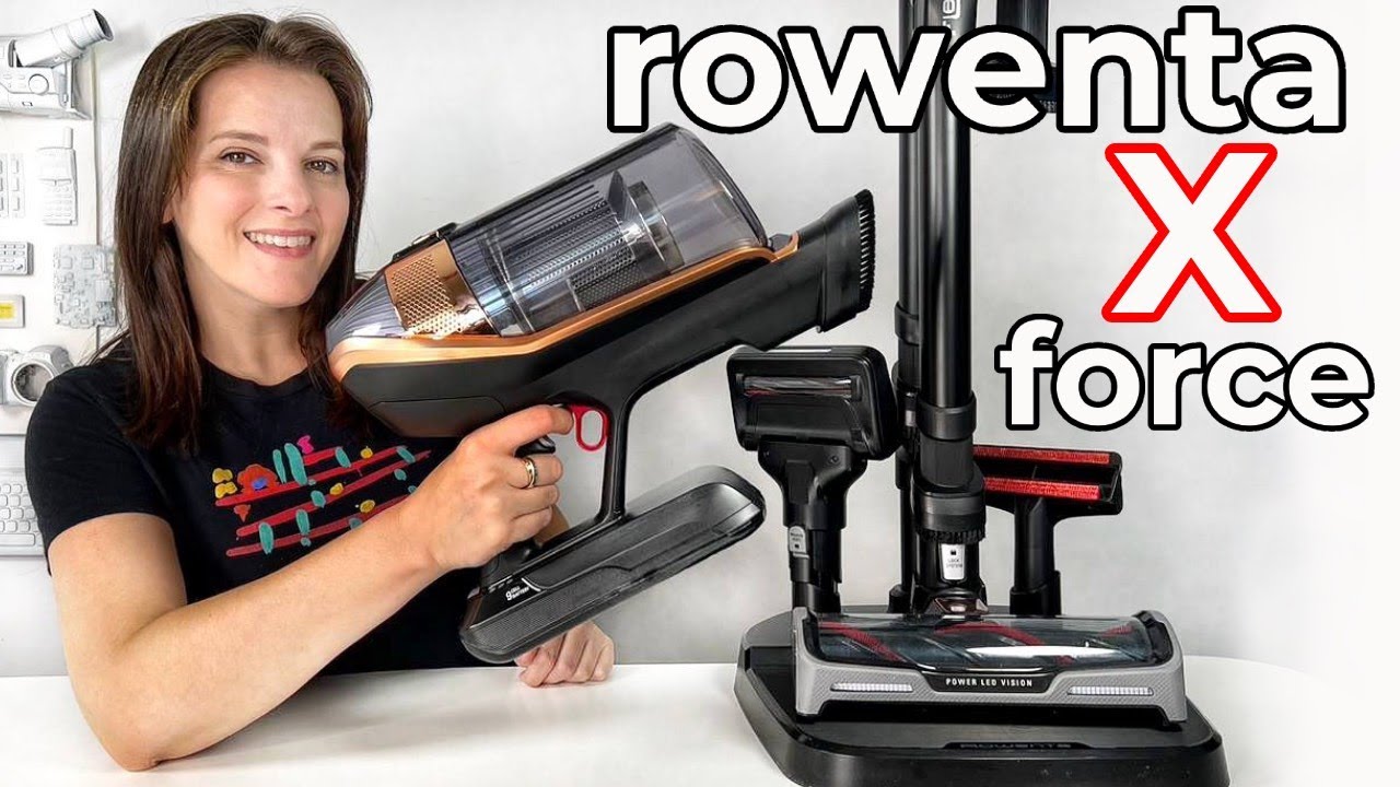 Aspiradora más POTENTE y VERSÁTIL para TODO: Rowenta X-Force Flex 15.60