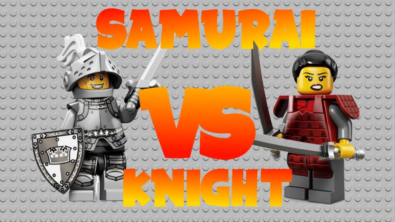 Lego stop motion: Samurai vs Knight