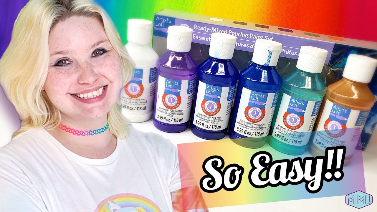 Art Product Review - Artist's Loft Ready Mixed Pouring Paints