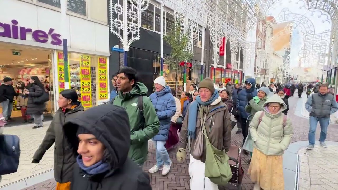 Harinam Sankirtan by Radhadesh and ISKCON Eindhoven Devotees at Eindhoven Centrum, 22 NOV 2025