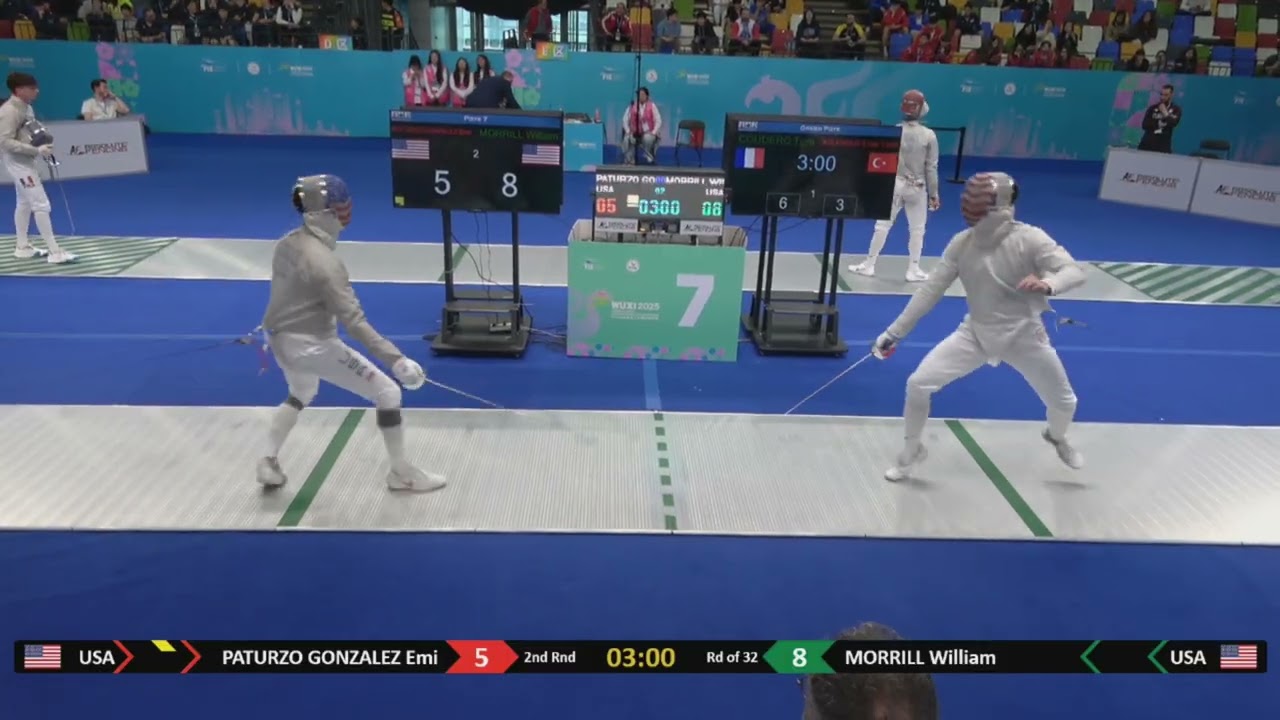 Wuxi Worlds 2025 JMS - L32 - Emilio Gonzalez USA v Will Morrill USA