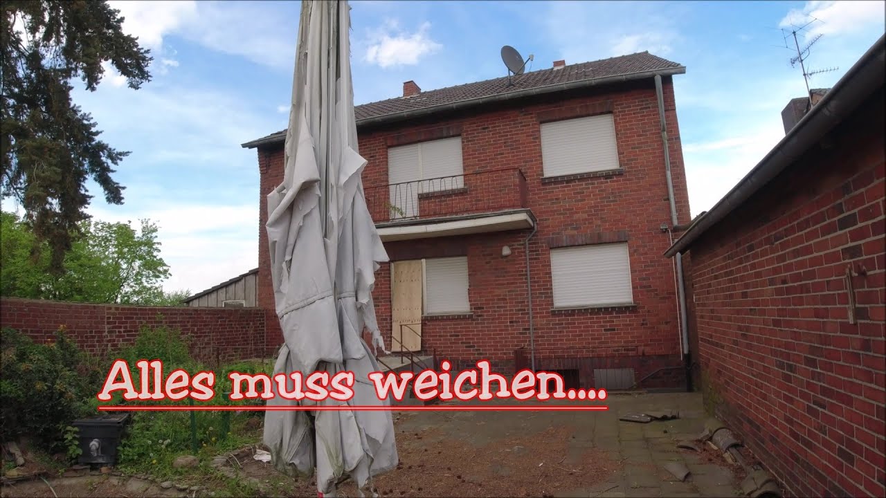 Alles muss weichen.....