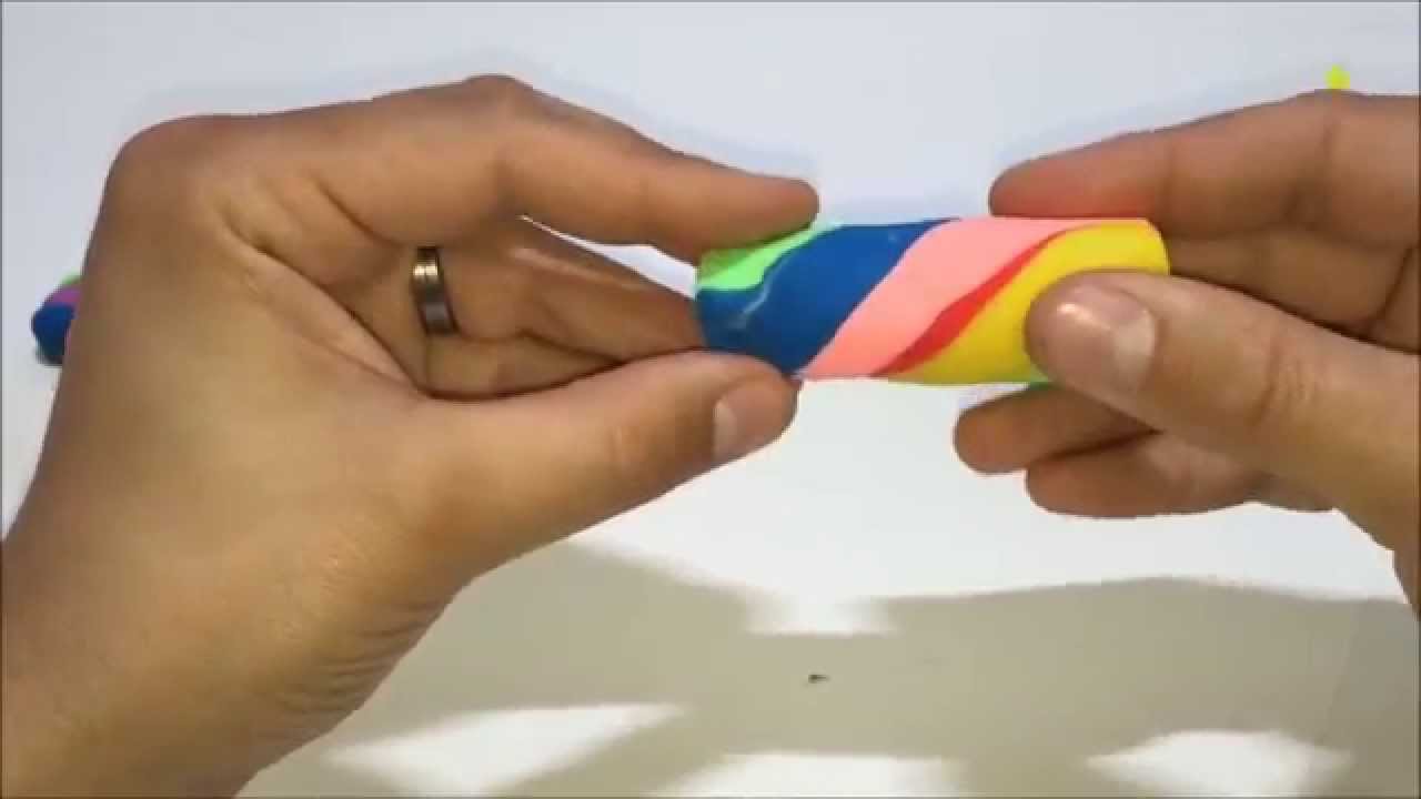 Play Doh Rainbow Popsicle Ice Cream Regenbogen Eis aus Knete auf Kinderkanal