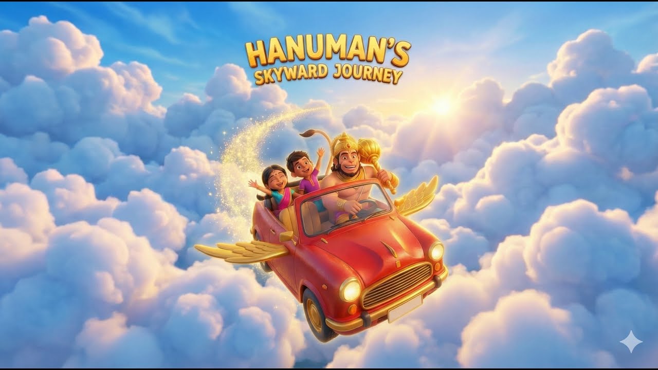 Hanuman Ji and the Magic Car 🚗🐒 -Long | हनुमान जी और जादू की कार 🚗🐒