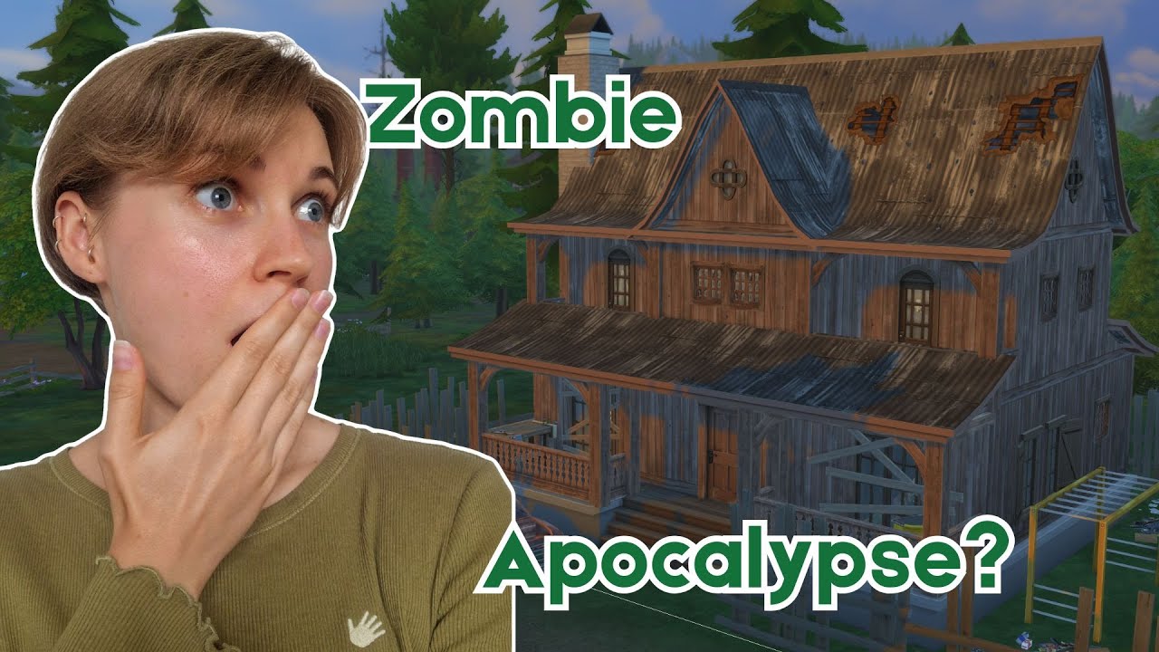 How I use debug to pull off this abandoned cabin | Sims 4 speedbuild