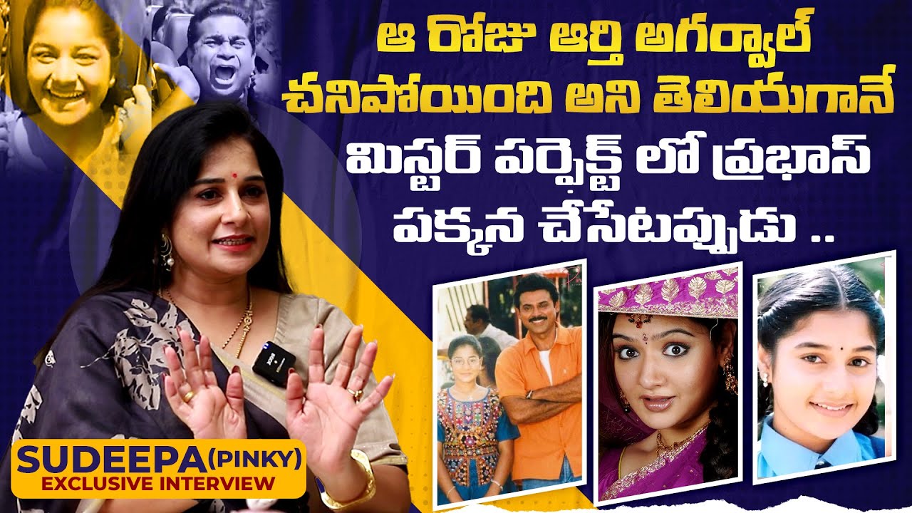 ఆ రోజు ఆర్తి అగర్వాల్ చనిపోయింది అని తెలియగానే | Actress Sudeepa Pinky Exclusive Interview