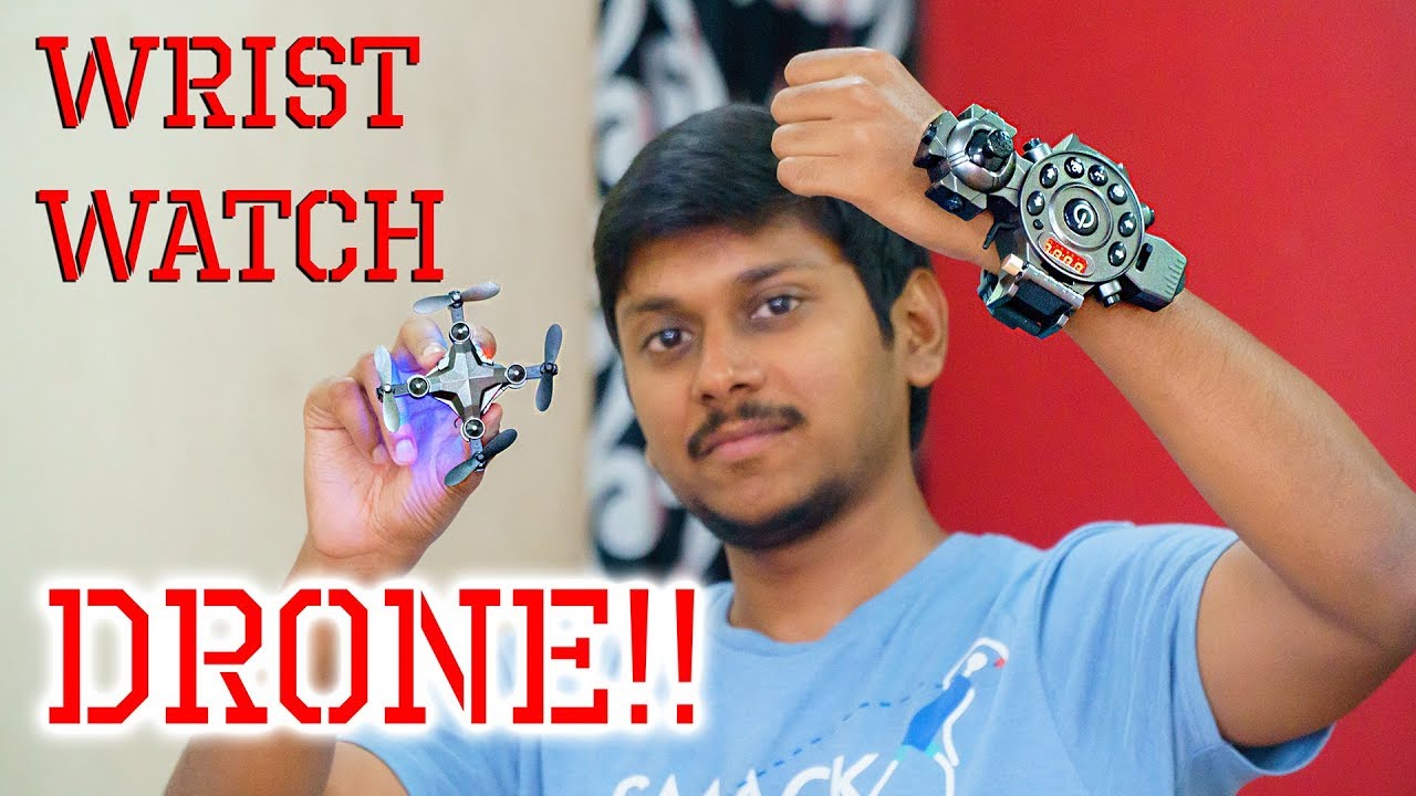Wrist Watch Camera DRONE!! Awesome Foldable Nano FPV Drone Review