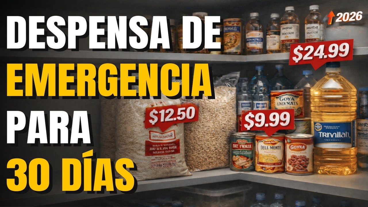 15 Alimentos que ser&aacute;n IMPAGABLES en la Crisis Alimentaria 2026 (Llena tu Despensa HOY)