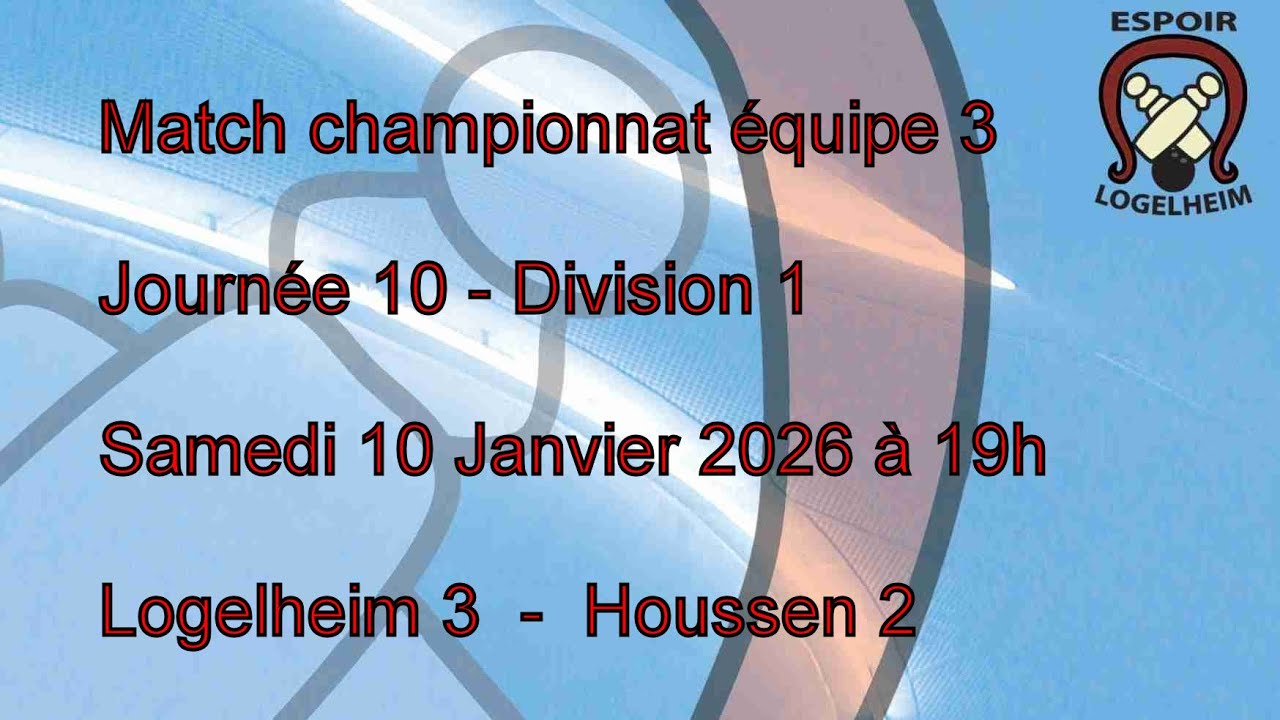 Logelheim 3 - Houssen 2