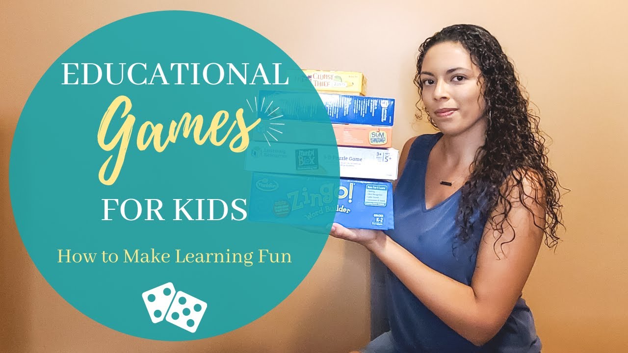 EDUCATIONAL GAMES // How To Make Learning Fun // Game Schooling