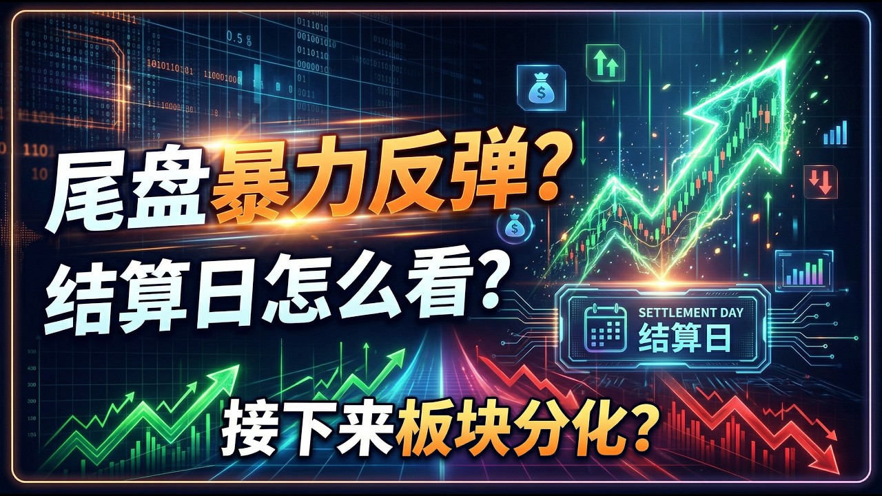 【美股富豪】尾盘暴力反弹？结算日怎么看？接下来板块会开始分化？