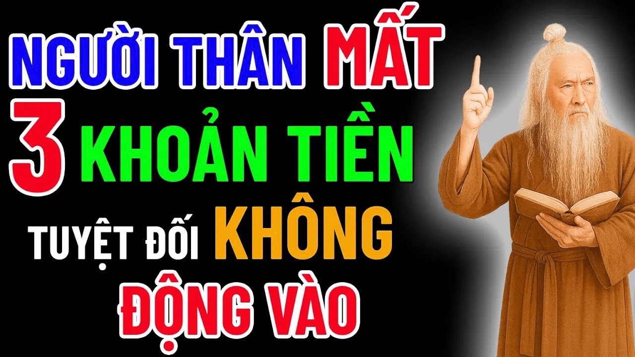 Khi Người Thân Vừa Qua Đời   4 Khoản Tiền Tuyệt Đối Không Được Động Vào   CỔ NHÂN DẠY
