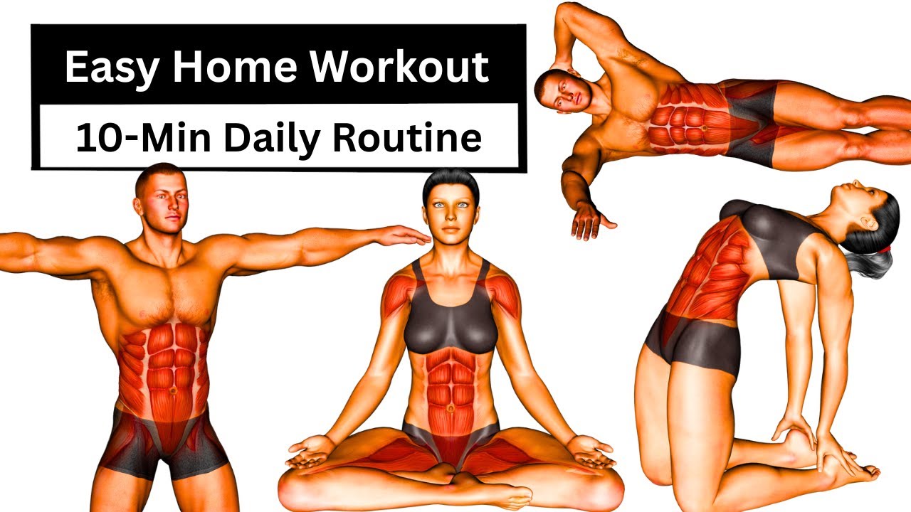 Easy Home Workout for Weight Loss | 10-Min Daily Routine