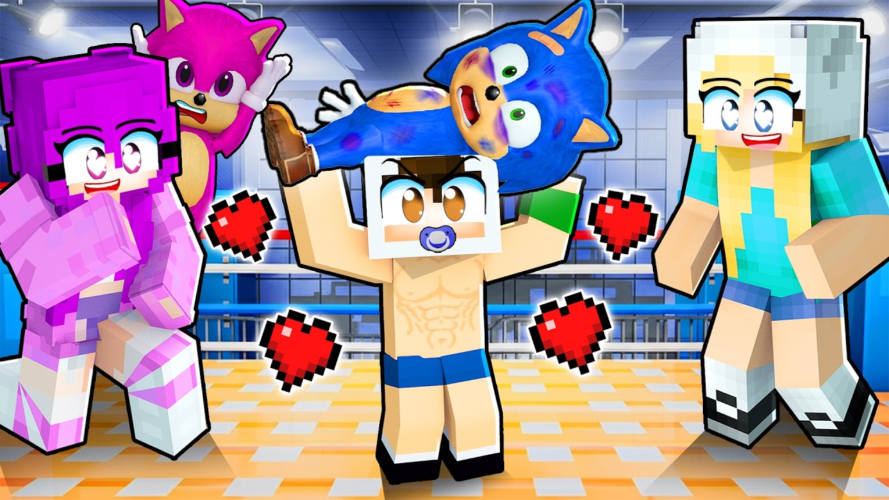 BEBEK OLARAK RİNG KAPIŞMASINDA BÜTÜN KIZLARI TAVLADIM 😱 Minecraft