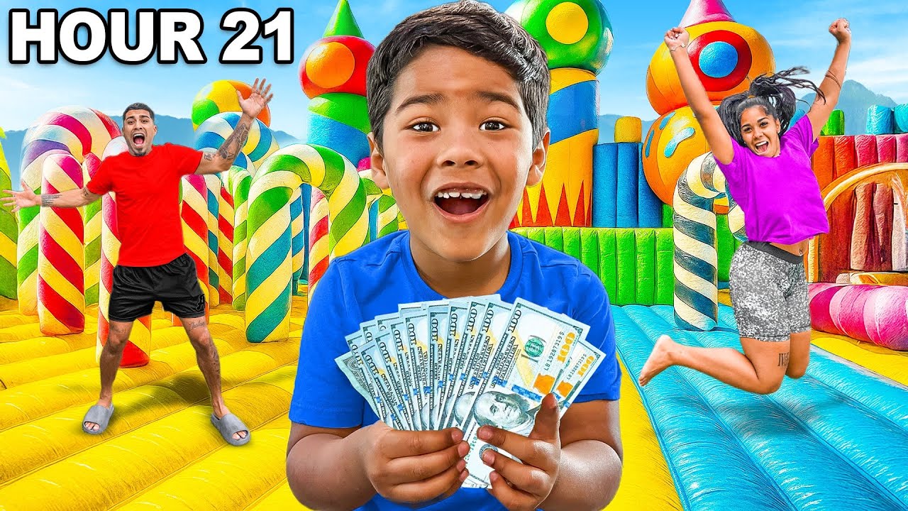 LAST TO LEAVE THE BOUNCE HOUSE WINS!
