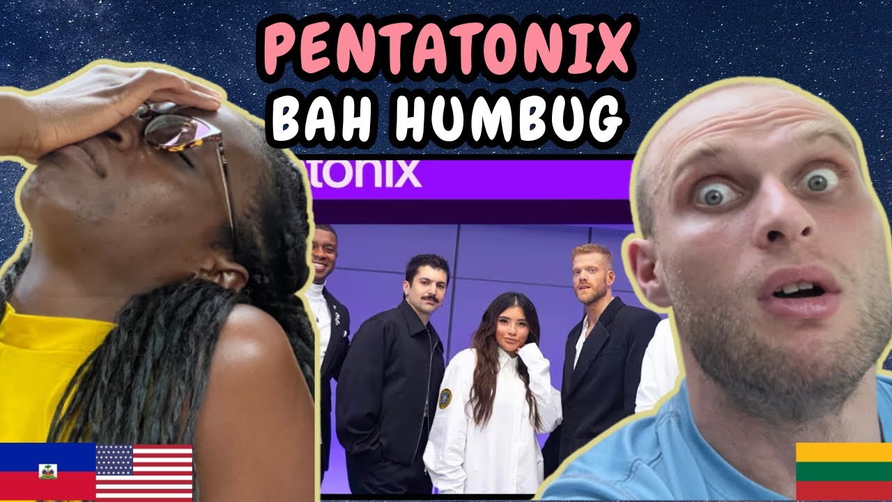 РЕАКЦИЯ НА Pentatonix — Bah Humbug (концерт из студии Vevo) | ПЕРВОЕ СЛУШАНИЕ