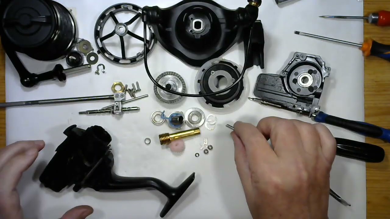 Катушка Kaida Combat Com 7000C - ТО+апгрейд своими руками (катушка для левши).
