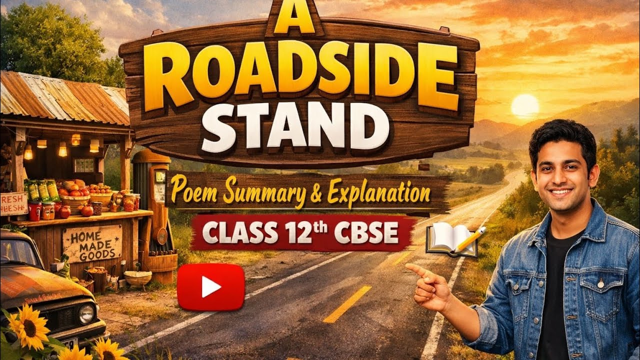 A Road side stand poem | detail explanation | Class 12th 