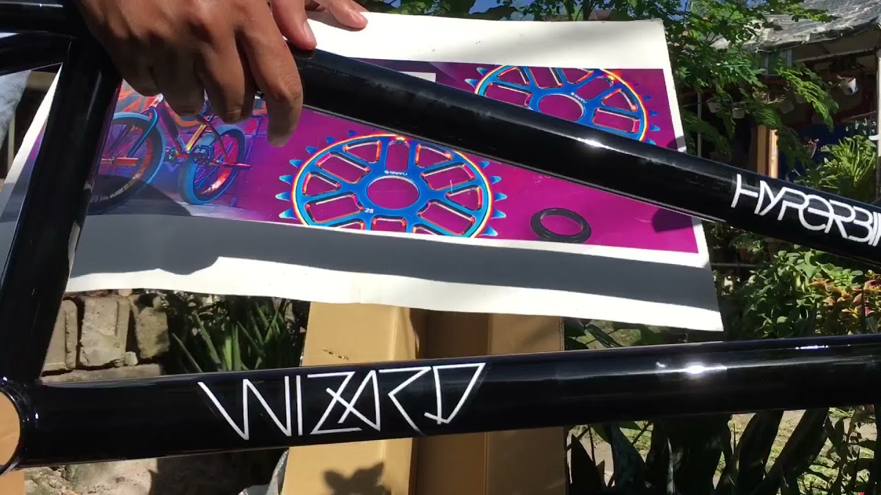 Unboxing hyper wizzard frame - hyper and snafu - bmx parts philippines