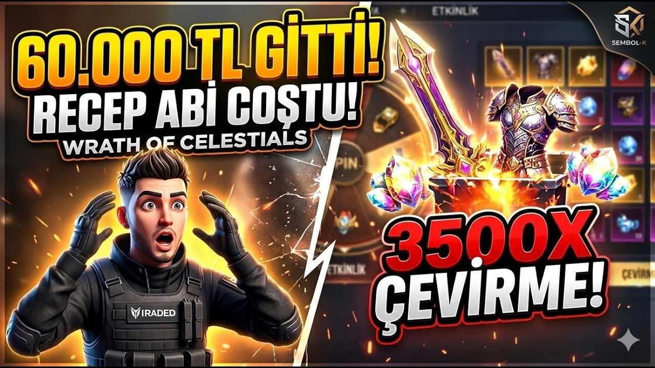 RECEP ABİ COŞTU! 60.000 TL HARCADI, SERVERIN EN BÜYÜK DROBU DÜŞTÜ! 💸 🔥 (Wrath of Celestials)