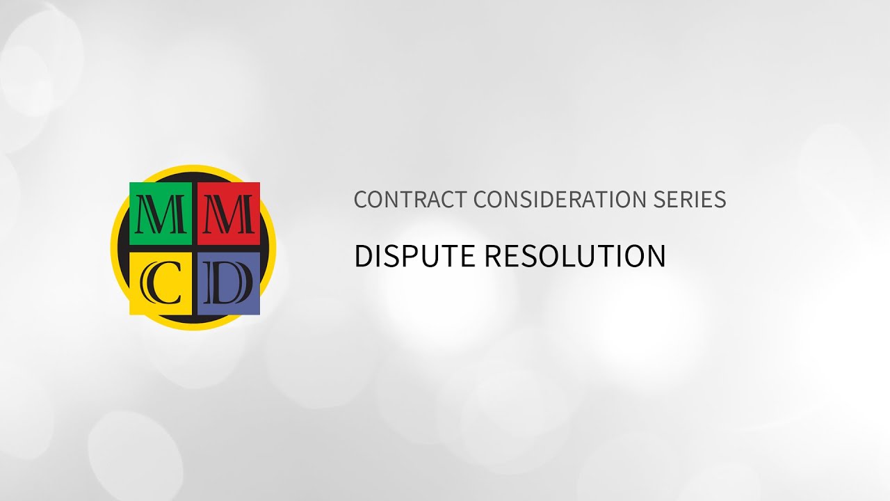MMCD Dispute Resolution