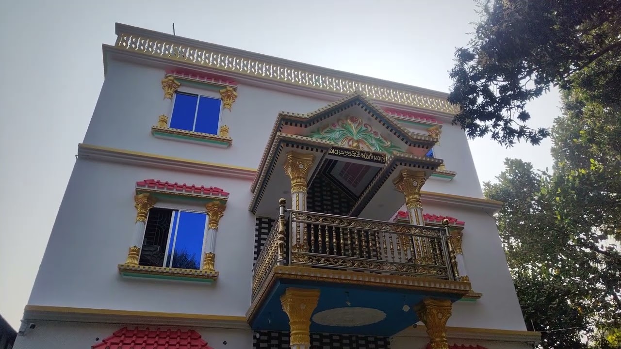 সুন্দর আধুনিক গ্রামের বাড়ির ডিজাইন | Shahin Building Design 01893305964