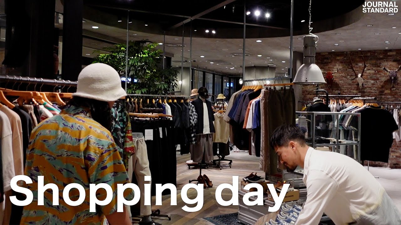 【爆買いvlog】洋服屋が店舗貸切でゆっくり夏前のお買い物💸 Tシャツ/デニム/キャンプギア