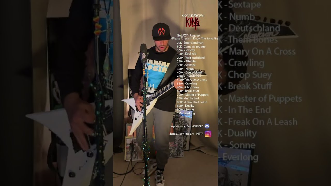 Vocal + Guitar Jam! (Metallica, Slipknot, Linkin Park, Deftones, SOAD, Rammstein, Requests etc.)