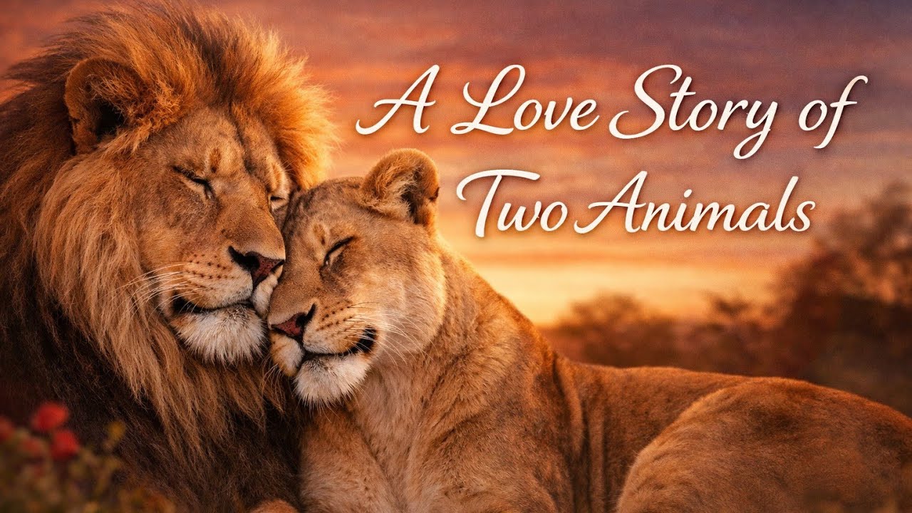 love story # animal love story # lion love story, #emotional story #jungle story #short story 💕