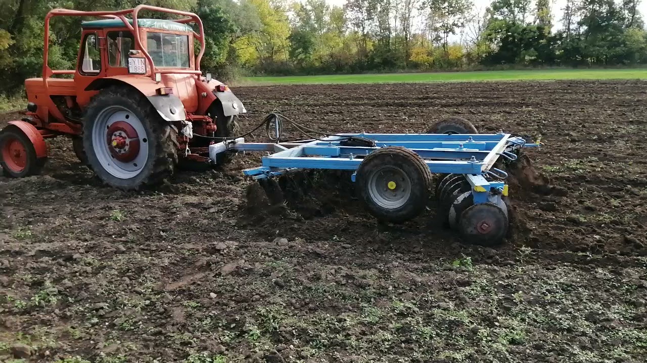 Mtz 50 tárcsázás