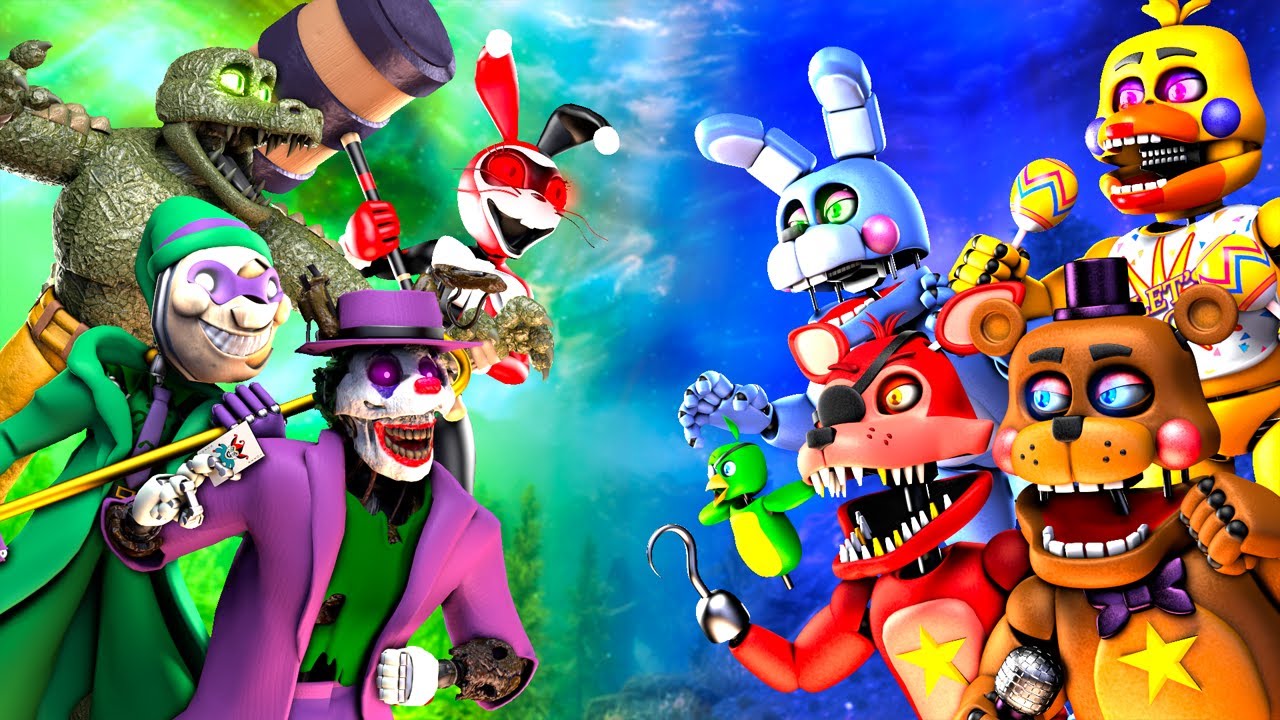 [SFM FNaF] Security Breach Villains vs Rockstar