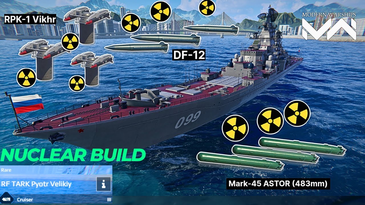 RF TARK Pyotr Velikiy with Nuclear Equipment ☢️ | Modern Warships