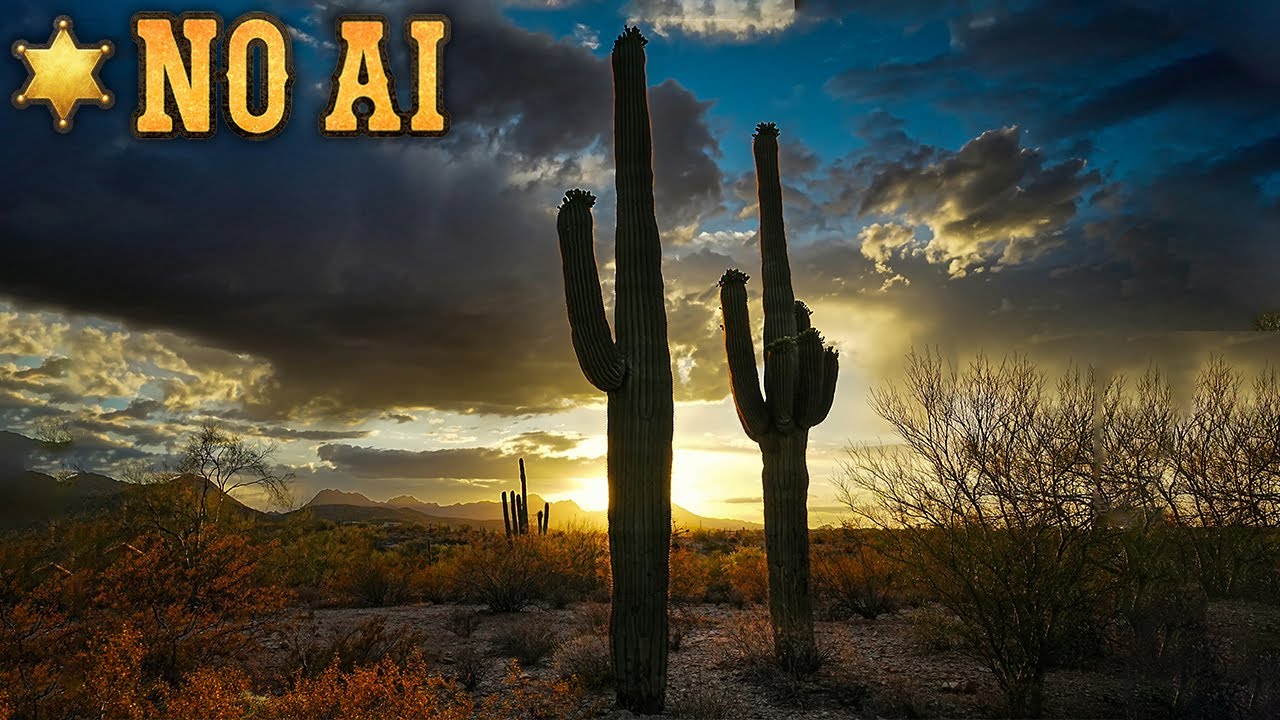 Arizona Skies | Western Ambience | Chill Cowboy Music | 8 hours | NO AI