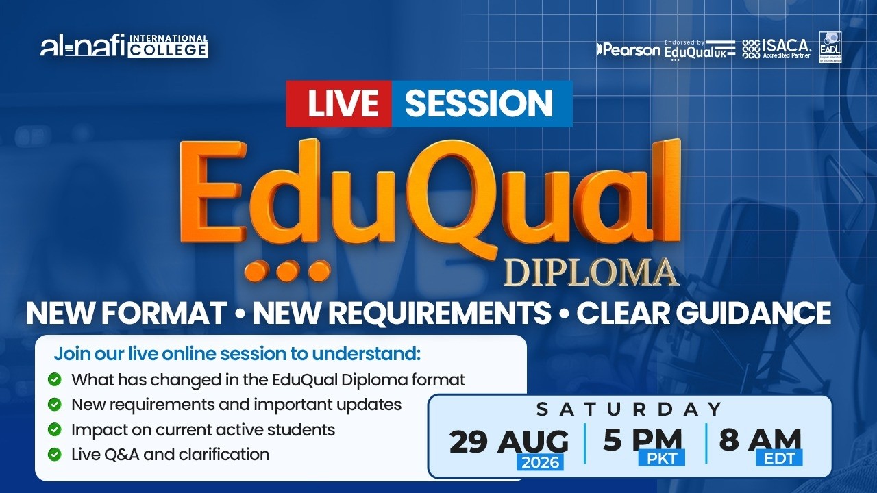 🔴LIVE - Al Nafi EduQual Diploma New Format & Requirements | Complete Guidance Session