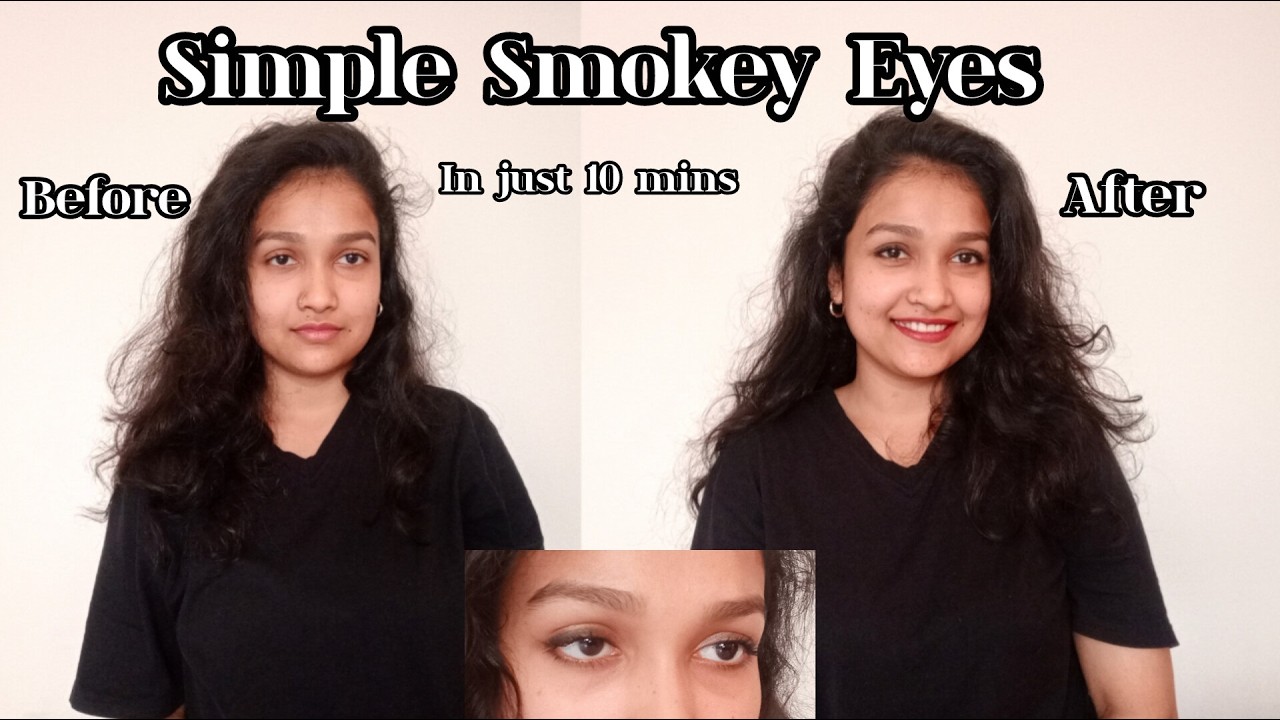 Perfect Smokey Eyes in Just 10 Minutes 😍 | madhushreehere