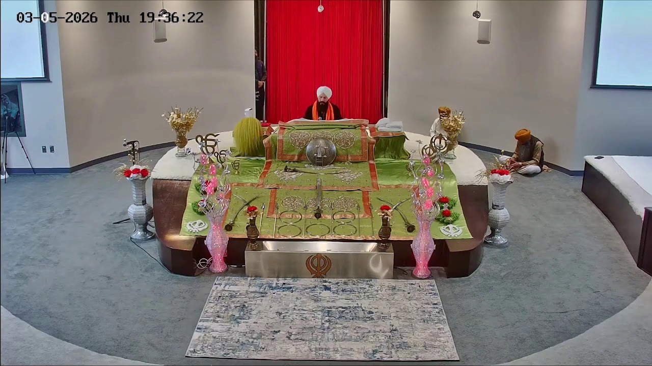 Gurdwara Sahib Kansas Live Telecast Evening  Diwan Mar 05,  2026