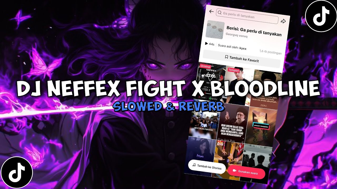 DJ NEFFEX FIGHT X BLOODLINE ( Slowed & Reverb ) 🎧