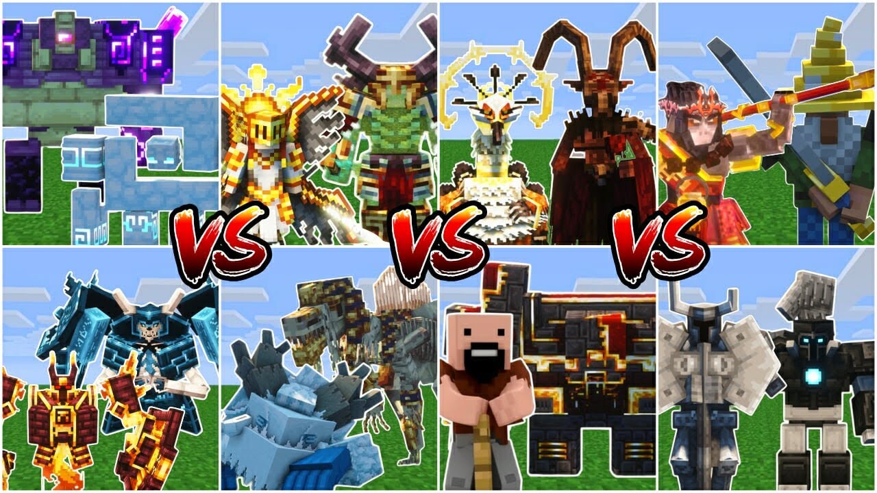 MINECRAFT'S ULTIMATE 2V2 BOSS TOURNAMENT | Minecraft's Greatest Battle