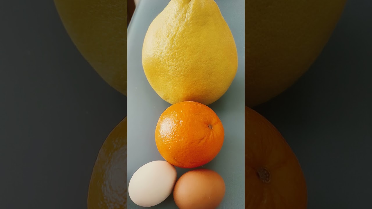 EGG 🥚 ORANGE 🍊 AND POMELO #shorts #trending #viral #mybloopers #ofwhongkong